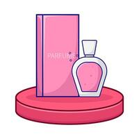 illustratie van parfum vector