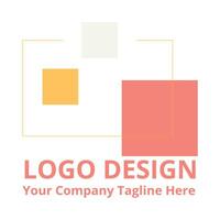 abstract ontwerp concept voor branding logo, vector