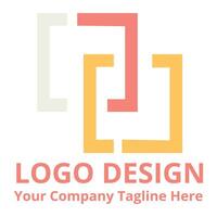 abstract ontwerp concept voor branding logo, vector