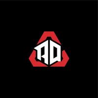 aq eerste logo esport team concept ideeën vector