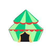 cirque circus tent tekenfilm vector illustratie