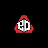 bq eerste logo esport team concept ideeën vector