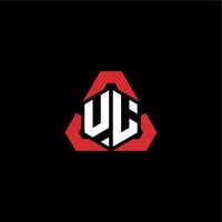 ul eerste logo esport team concept ideeën vector