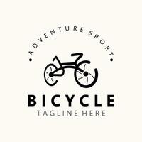 fiets logo sjabloon ontwerp inspiratie. fiets op te slaan kwaliteit symbool icoon vector