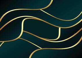 abstract golvend tosca met luxe achtergrond vector