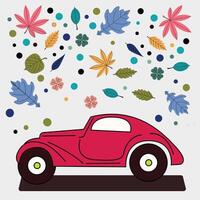 pret auto illustratie ontwerp voor kinderen vector