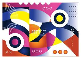 abstract achtergrond Sjablonen kleurrijk verzameling elegant geometrie vector