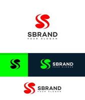 s brief logo vector ontwerp icoon merk identiteit teken symbool