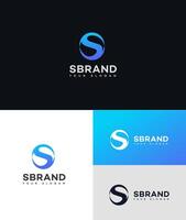 s brief logo vector ontwerp icoon merk identiteit teken symbool