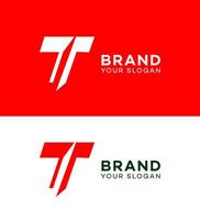 t brief logo vector icoon merk identiteit teken symbool