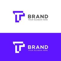 t brief logo vector icoon merk identiteit teken symbool