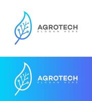 agro tech logo icoon merk identiteit teken symbool vector