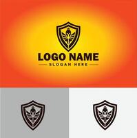 schild logo vector kunst beschermen schild veiligheid icoon bedrijf logo sjabloon