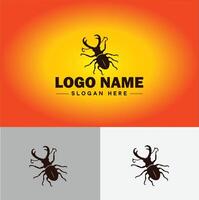 snuitkever insect plaag logo vector kunst icoon grafiek voor bedrijf merk icoon snuitkever logo sjabloon