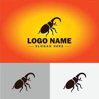 snuitkever insect plaag logo vector kunst icoon grafiek voor bedrijf merk icoon snuitkever logo sjabloon