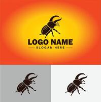 snuitkever insect plaag logo vector kunst icoon grafiek voor bedrijf merk icoon snuitkever logo sjabloon