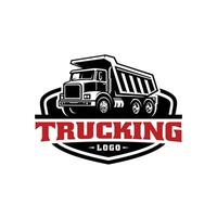 dump vrachtauto illustratie logo vector