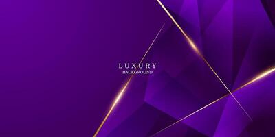 Purper abstract achtergrond met luxe gouden elementen vector illustratie