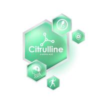 citrulline Gezondheid zorg en medisch concept ontwerp. vector