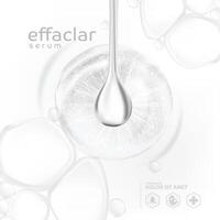 effaclar serum huid zorg kunstmatig vector