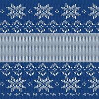 trui Fairisle kleren wit en blauw structuur stijl van traditioneel ontwerp. naadloos breiwerk patroon vector en illustratie