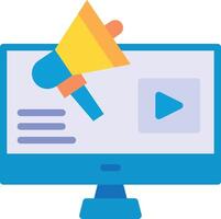 video marketing. vector ontwerp