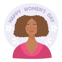 8 maart, Internationale vrouwen dag. groet ontwerp voor kaart, folder, poster, banier, uitnodiging. vector