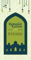 Ramadan groeten kaart vector