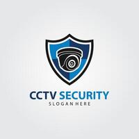 cctv vector logo ontwerp. camera logo sjabloon ontwerp. en veiligheid systeem logo vector