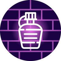 water fles creatief icoon ontwerp vector