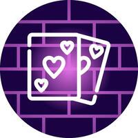 poker creatief icoon ontwerp vector