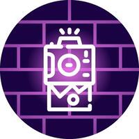 ogenblik camera creatief icoon ontwerp vector