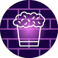 popcorn creatief icoon ontwerp vector