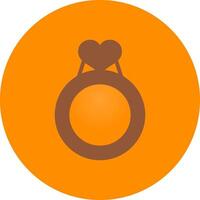 valentijnsdag ring creatief icoon ontwerp vector