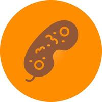 bacterie creatief icoon ontwerp vector