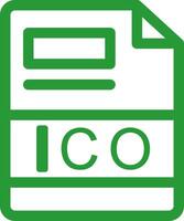 ico creatief icoon ontwerp vector