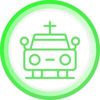 lijkwagen creatief icoon ontwerp vector