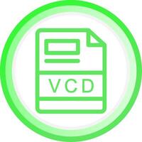 vcd creatief icoon ontwerp vector