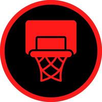 basketbal hoepel creatief icoon ontwerp vector