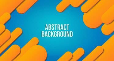 meetkundig abstract achtergrond, gemakkelijk vorm met blauw en oranje helling vector illustratie uitstekend voor presentatie achtergronden, reclame, beweging ontwerp, spandoeken, affiches, flyers, en kaarten.