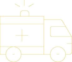 ambulance creatief icoon ontwerp vector