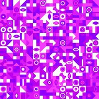 chaotisch willekeurig mozaïek- patroon achtergrond ontwerp - abstract kleurrijk vector illustratie