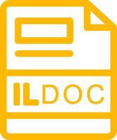 ildoc creatief icoon ontwerp vector