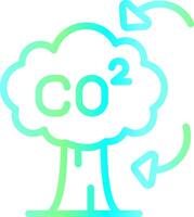 co2 creatief icoon ontwerp vector