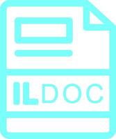 ildoc creatief icoon ontwerp vector