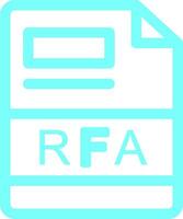 rfa creatief icoon ontwerp vector