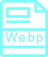 webp creatief icoon ontwerp vector