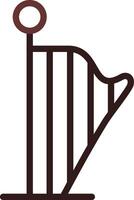 harp creatief icoon ontwerp vector