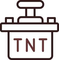 tnt creatief icoon ontwerp vector