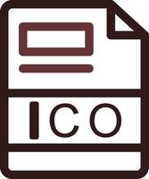 ico creatief icoon ontwerp vector